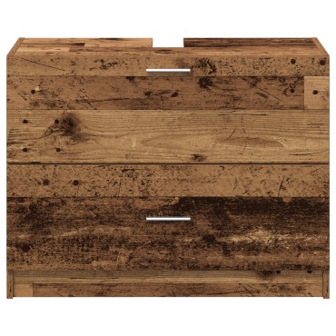 vidaXL Ντουλάπι νιπτήρα Παλιό Ξύλο 78x37x59cm Τεχνητό Ξύλο