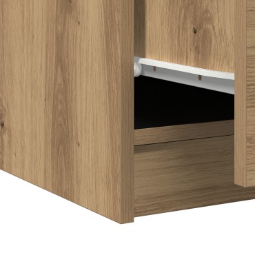 vidaXL Ντουλάπι Νιπτήρα Artisan Oak 78x37x59cm Μηχανικά Ξύλα 1 τεμ.