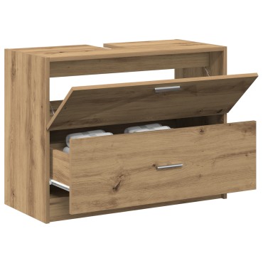 vidaXL Ντουλάπι Νιπτήρα Artisan Oak 78x37x59cm Μηχανικά Ξύλα 1 τεμ.