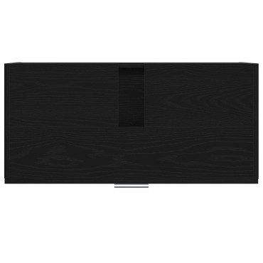 vidaXL Ντουλάπα Νιπτήρα Μαύρη Δρύς 78x37x59cm Επεξεργασμένο Ξύλο