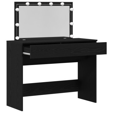 vidaXL Τραπέζι περιποίησης Μαύρη Οξυά 100x40x120cm