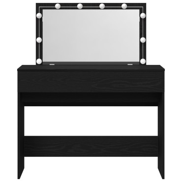 vidaXL Τραπέζι περιποίησης Μαύρη Οξυά 100x40x120cm
