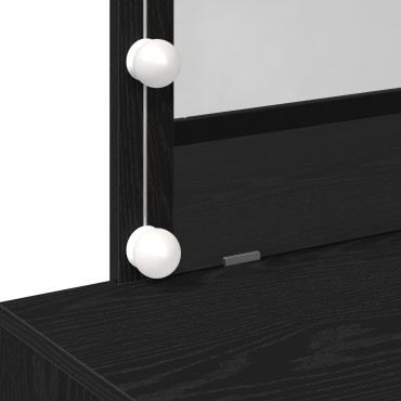 vidaXL Τραπέζι περιποίησης Μαύρη Οξυά 100x40x120cm