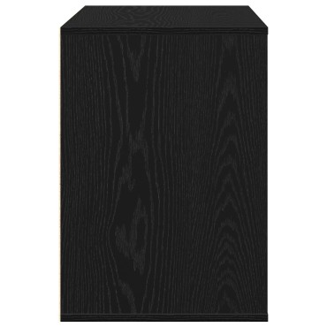 vidaXL Γωνιακό Κουτί Συρταριών Μαύρη Δρυς 80x41x58cm Επεξεργασμένο Ξύλο