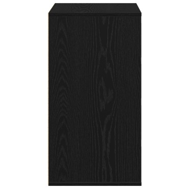 vidaXL Συρταριέρα Μαύρη Δρυς 60x41x76cm Επεξεργασμένη Ξυλεία 1 τεμ.