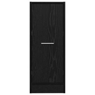 vidaXL Φαρμακοποιός Ντουλάπα Μαύρη Δρυς 30x41x77,5cm Επεξεργασμένο Ξύλο