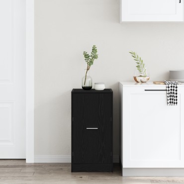vidaXL Φαρμακοποιός Ντουλάπι Μαύρη Δρυς 40x41x77,5cm Επεξεργασμένο Ξύλο