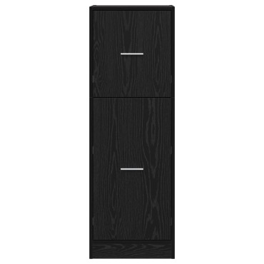 vidaXL Φαρμακοποιϊκή Ντουλάπα Μαύρη δρυς 40x41x118cm