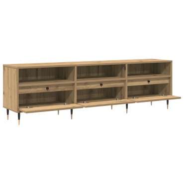 vidaXL Κάγκελο Τηλεόρασης Ξύλο Καλλιτέχνη 150x30x44.5cm Επεξεργασμένο Ξύλο