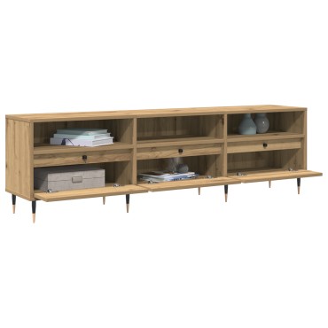 vidaXL Κάγκελο Τηλεόρασης Ξύλο Καλλιτέχνη 150x30x44.5cm Επεξεργασμένο Ξύλο
