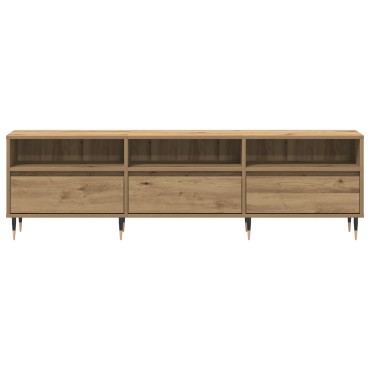 vidaXL Κάγκελο Τηλεόρασης Ξύλο Καλλιτέχνη 150x30x44.5cm Επεξεργασμένο Ξύλο