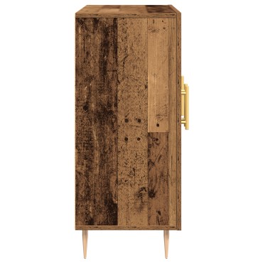 vidaXL Μπουφές σε Παλιό Ξύλο, 90x34x80 cm Φτιαγμένος από Μηχανικά Ξύλα 1 τεμ.