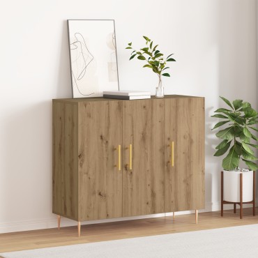 vidaXL Μπουφές Κατασκευασμένος από Ξύλο Οξιά 90x34x80 εκ 1 τεμ.