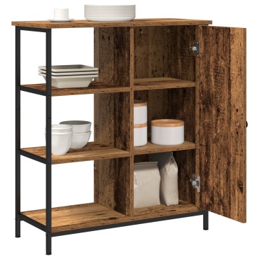 vidaXL Μπουφές Παλιού Ξύλου 70x30x80cm Συνθετικό Ξύλο 1 τεμ.