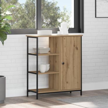 vidaXL Μπουφές Από Δρυς 70x30x80cm Επεξεργασμένο Ξύλο 1 τεμ.