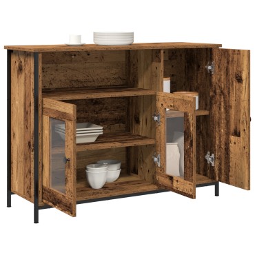 vidaXL Μπουφέ Παλιού Ξύλου 100x35x75cm Επεξεργασμένου Ξύλου 1 τεμ.