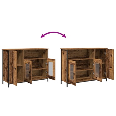 vidaXL Μπουφέ Παλιού Ξύλου 100x35x75cm Επεξεργασμένου Ξύλου 1 τεμ.