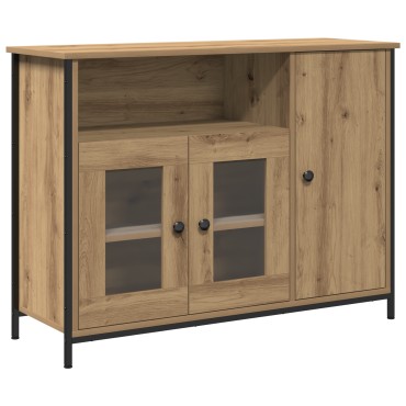 vidaXL Σαλονάκι Artisan Oak 100x35x75cm Επεξεργασμένο ξύλο 1 τεμ.