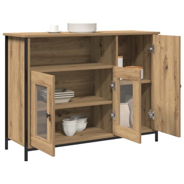 vidaXL Σαλονάκι Artisan Oak 100x35x75cm Επεξεργασμένο ξύλο 1 τεμ.