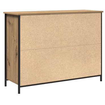 vidaXL Σαλονάκι Artisan Oak 100x35x75cm Επεξεργασμένο ξύλο 1 τεμ.