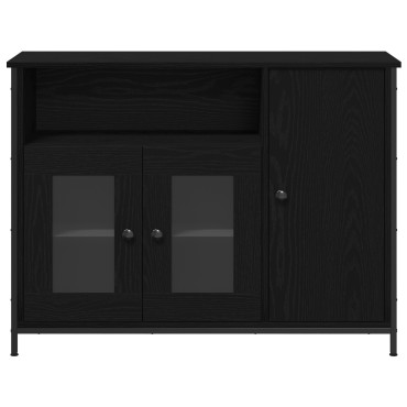 vidaXL Μπουφές Μαύρου Δρυός 100x35x75cm Επεξεργασμένο Ξύλο 1 τεμ.