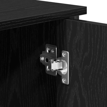 vidaXL Μπουφές Μαύρου Δρυός 100x35x75cm Επεξεργασμένο Ξύλο 1 τεμ.