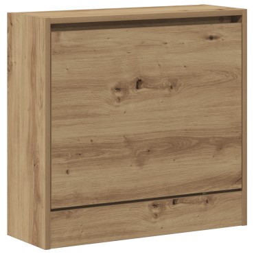 vidaXL Ντουλάπα Παπουτσιών Καρυδιά 60x21x57cm Επεξεργασμένο Ξύλο