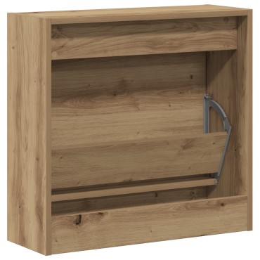 vidaXL Ντουλάπα Παπουτσιών Καρυδιά 60x21x57cm Επεξεργασμένο Ξύλο