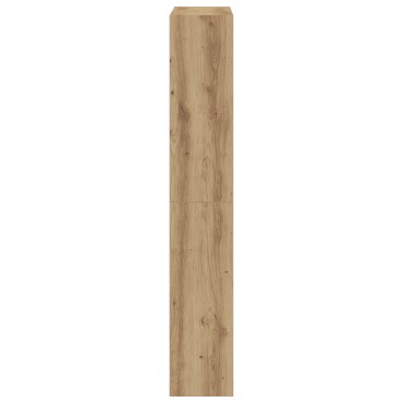 vidaXL Ντουλάπα Παπουτσιών Καρυδιά 80x21x125,5cm Επεξεργασμένο Ξύλο