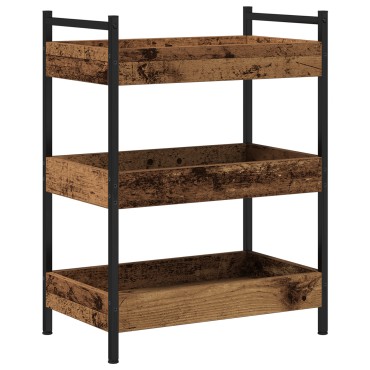 vidaXL Καρότσι Κουζίνας Παλαιό ξύλο 50x30x70cm 1 τεμ.
