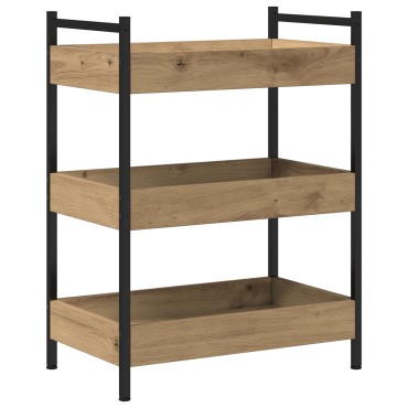 vidaXL Κινήσεις Κουζίνας Καρυδιά 50x30x70cm Επεξεργασμένο Ξύλο
