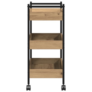 vidaXL Κινήσεις Κουζίνας Καρυδιά 50x30x70cm Επεξεργασμένο Ξύλο