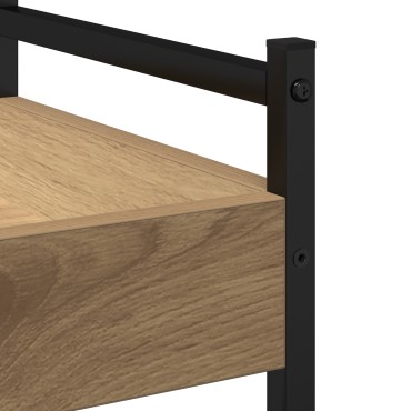 vidaXL Κινήσεις Κουζίνας Καρυδιά 50x30x70cm Επεξεργασμένο Ξύλο