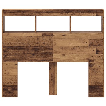 vidaXL Κεφαλάρι Παλιό ξύλο Επεξεργασμένο Ξύλο 120x17x102cm 1 τεμ.