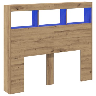 vidaXL Κεφαλάρι Artisan Oak Επεξεργασμένο Ξύλο 120x17x102cm 1 τεμ.