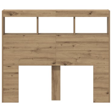 vidaXL Κεφαλάρι Artisan Oak Επεξεργασμένο Ξύλο 120x17x102cm 1 τεμ.