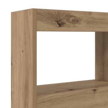 vidaXL Κεφαλάρι Artisan Oak Επεξεργασμένο Ξύλο 120x17x102cm 1 τεμ.