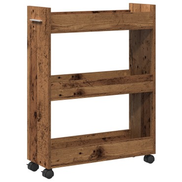 vidaXL Κιβώτιο Ρολό παλαιού ξύλου 60x22x79cm Κατασκευασμένο ξύλο