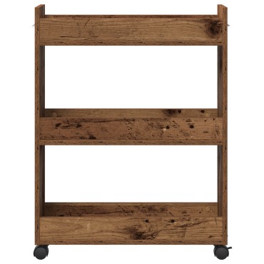 vidaXL Κιβώτιο Ρολό παλαιού ξύλου 60x22x79cm Κατασκευασμένο ξύλο