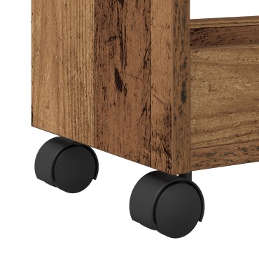 vidaXL Κιβώτιο Ρολό παλαιού ξύλου 60x22x79cm Κατασκευασμένο ξύλο