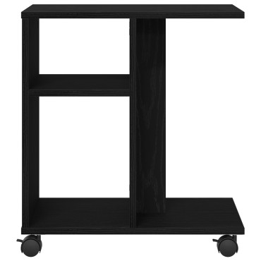 vidaXL Κοντρόλ Τραπέζι Μαύρη δρυς 50x30x55cm Επεξεργασμένο Ξύλο