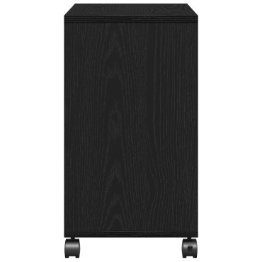 vidaXL Κοντρόλ Τραπέζι Μαύρη δρυς 50x30x55cm Επεξεργασμένο Ξύλο