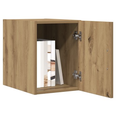 vidaXL Έπιπλο Τοίχου Μασίφ Δρυός 30x42.5x40cm Κατασκευασμένο Ξύλο 1 τεμ.