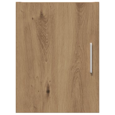 vidaXL Έπιπλο Τοίχου Μασίφ Δρυός 30x42.5x40cm Κατασκευασμένο Ξύλο 1 τεμ.