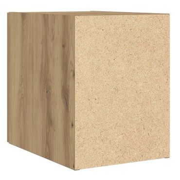 vidaXL Έπιπλο Τοίχου Μασίφ Δρυός 30x42.5x40cm Κατασκευασμένο Ξύλο 1 τεμ.