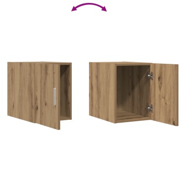 vidaXL Έπιπλο Τοίχου Μασίφ Δρυός 30x42.5x40cm Κατασκευασμένο Ξύλο 1 τεμ.