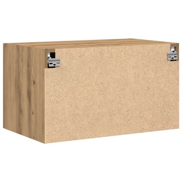vidaXL Ντουλάπι τοίχου από δρυς 70x42,5x40cm Επεξεργασμένο ξύλο 1 τεμ.