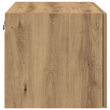vidaXL Ντουλάπι τοίχου από δρυς 70x42,5x40cm Επεξεργασμένο ξύλο 1 τεμ.