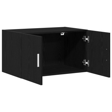 vidaXL Ντουλάπι Τοίχου Μαύρο Δρυς 70x42,5x40cm Επεξεργασμένο Ξύλο 1 τεμ.