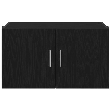 vidaXL Ντουλάπι Τοίχου Μαύρο Δρυς 70x42,5x40cm Επεξεργασμένο Ξύλο 1 τεμ.